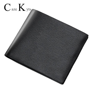 Men's Short Wallet Personality Vertical Large Capacity Wallet