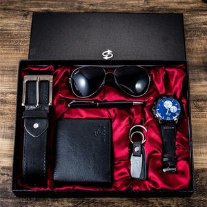 Men's Gift Set Watch Belt Wallet Suit-6pcs/Set