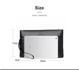 Men's Soft Leather Envelope Clutch Handbag