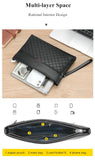 Men's Soft Leather Envelope Clutch Handbag