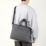 Men's Business Messenger Bag Shoulder Computer Briefcase Zipper Bag