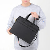 Men's Business Messenger Bag Shoulder Computer Briefcase Zipper Bag