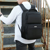 Men's High Nylon Backpack Waterproof Travel Business Laptop Backpack