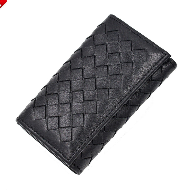 Men's Sheepskin Key Holder Wallet with Keychain