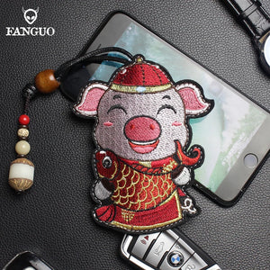 Men's Key Wallet Smart Key Holder Pouch Housekeeper Key Case Bag