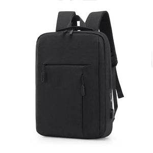 Men's Laptop Backpack USB Charging Business School Bag Man