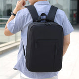 Men's Laptop Backpack USB Charging Business School Bag Man