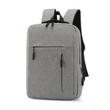 Men's Laptop Backpack USB Charging Business School Bag Man