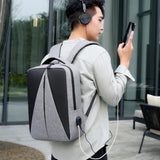 Men's Waterproof Business Backpack USB Charging Outdoor Travel Bags
