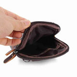 Men's Leather Chest Crossbody Backpack