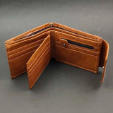 Men's Leather Wallet with Chain