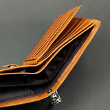 Men's Leather Wallet with Chain