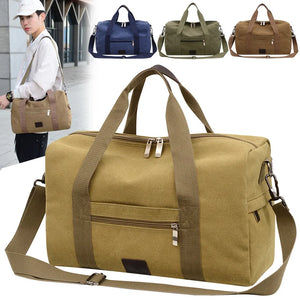 Men's Canvas Travel Tote Duffel Bag Cross Body Shoulder Handbag