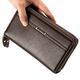 Men's Long Purse Men Wallets Business Large Capacity High Male Purse