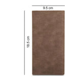 Men's Inscription Photo Engraved Leather Wallet Slim Bifold Style