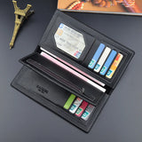 Men's Long Wallet Thin Youth Soft Wallet Multi-Card Space Large-Capacity