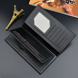 Men's Long Wallet Thin Youth Soft Wallet Multi-Card Space Large-Capacity