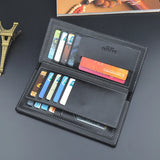 Men's Long Wallet Thin Youth Soft Wallet Multi-Card Space Large-Capacity