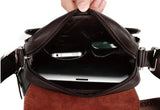 Men's Kangaroo Briefcase Business Shoulder Bag Laptop Messenger Solid Travel Bag