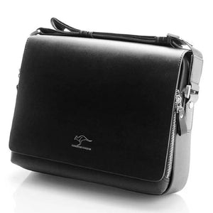 Men's Kangaroo Briefcase Business Shoulder Bag Laptop Messenger Solid Travel Bag