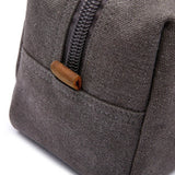 Men's Canvas Leather Toiletry Bag Organizer