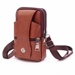 Men's Retro Leather Messenger Bag