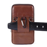 Men's Retro Leather Messenger Bag Small Shoulder Bag