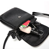 Men's Messenger Bags PU Leather Flap Bag Small Shoulder Handbag