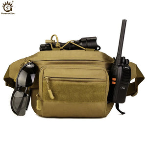 Men's Military Waist Pack Bag Waterproof Messenger Bag