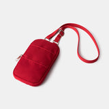 Men's Nylon Shoulder Bag Waterproof Casual Vertical Phone Pouch