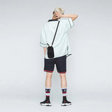 Men's Nylon Shoulder Bag Waterproof Casual Vertical Phone Pouch