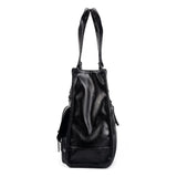 Men's Multifunction PU Leather Travel Handbag Large Capacity Tote Messenger Bag