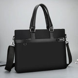 Men's Business Laptop Bag Casual Messenger Bag Retro Briefcase