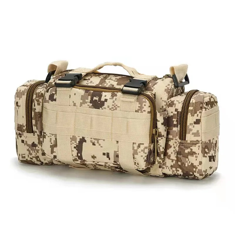 Men's Hiking Sports Pocket Backpack, Waterproof 3P Waist Bag