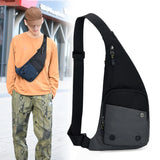 Men's Casual Shoulder Bag Travel Sports Chest Bag Pack