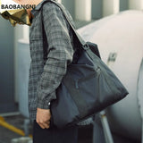 Men's Nylon Travel Bag Large Capacity Lightweight Luggage Tote