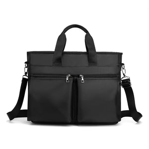Men's Nylon Laptop Bag Large Capacity 14 Pad Bag Casual Daily Working Tote Bag