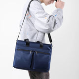 Men's Nylon Laptop Bag Large Capacity 14 Pad Bag Casual Daily Working Tote Bag