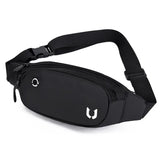 Men's Nylon Waist Bag Fanny Pack Hip Bum Belt Bag Travel