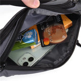 Men's Nylon Waist Bag Fanny Pack Hip Bum Belt Bag Travel