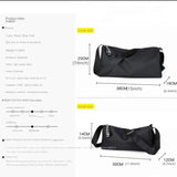 Unisex Shoulder Bag Backpack Travel Satchel
