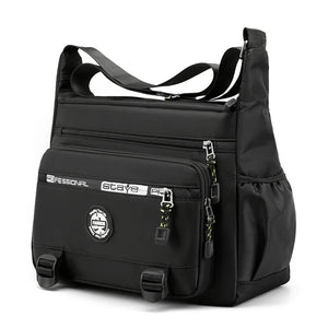 Men's One Shoulder Messenger Bag Work Large Capacity Briefcase