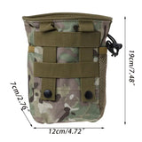 Men's Outdoor Utility Pouch Bag Military Molle Tactical Dump Bag