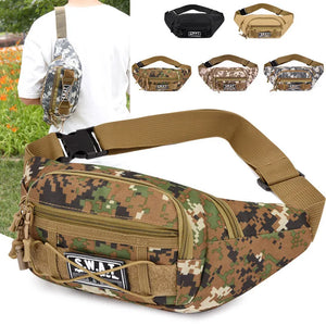 Men's Camo Waist Pack Multifunctional Outdoor Cashier Bag