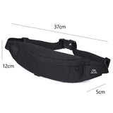 Men's Outdoor Sports Pockets Banana Waist Bag Fanny Pack Bum Belt Bag