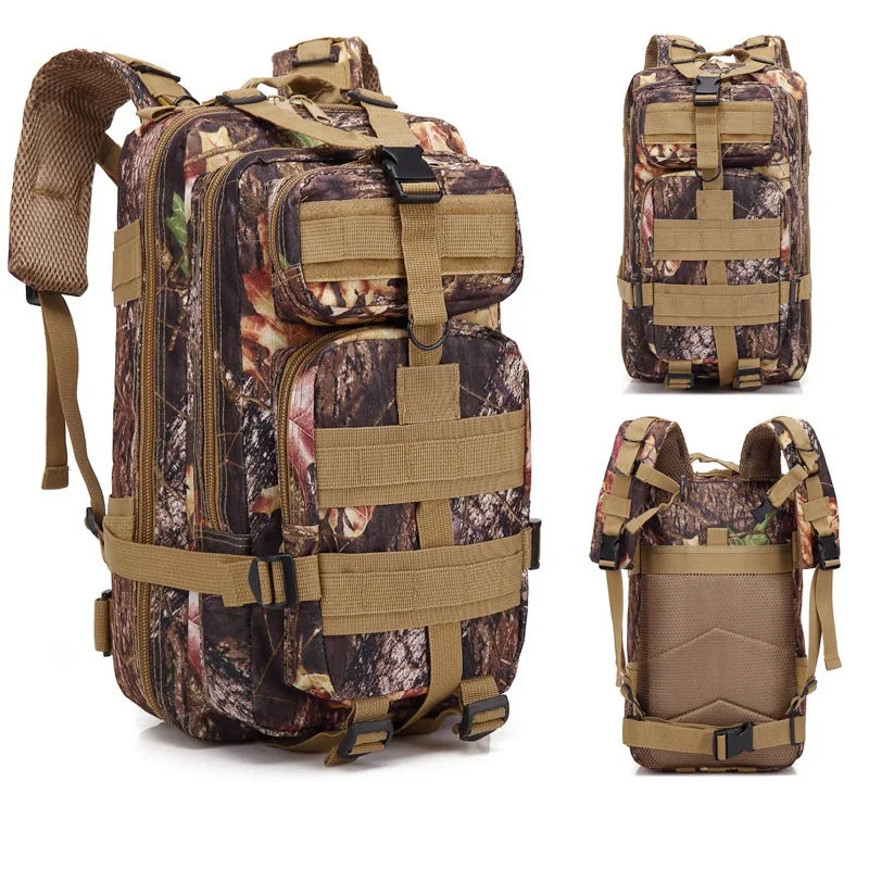 Men's Outdoor Tactical Backpack Waterproof Rucksack Military Bag Pack