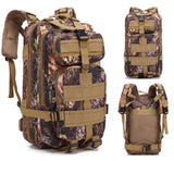 Men's Outdoor Tactical Backpack Waterproof Rucksack Military Bag Pack
