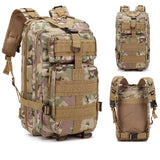 Men's Outdoor Tactical Backpack Waterproof Rucksack Military Bag Pack