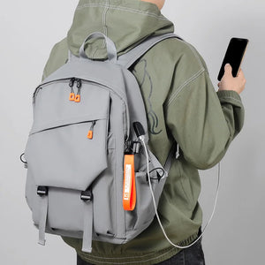 Outdoor Waterproof Backpack USB Lightweight Laptop Bag