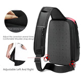 Men's Outdoor Waterproof Travel Backpack Anti-theft Messenger Bag